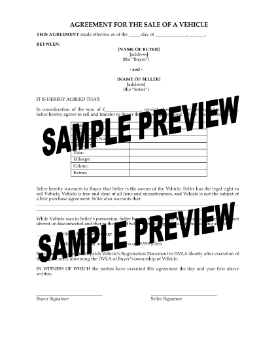 Show details for UK Vehicle Sale Agreement Picture of UK Vehicle Sale Agreement