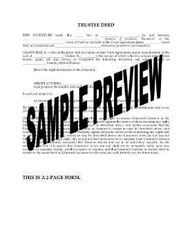 Show details for Kansas Trustee Deed Picture of Kansas Trustee Deed
