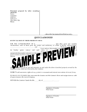 Show details for North Dakota Quitclaim Deed from Husband and Wife to Individual Picture of North Dakota Quitclaim Deed from Husband and Wife to Individual