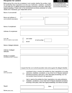 Show details for Request for Action Against Commonhold Corporation | UK Picture of Request for Action Against Commonhold Corporation | UK
