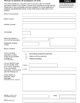 Show details for Notice to Tenant of Diversion of Rent (Commonhold) | UK Picture of Notice to Tenant of Diversion of Rent (Commonhold) | UK