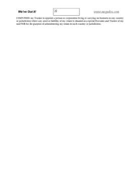 Will clause for administering assets outside of jurisdiction Will clause for administering assets outside of jurisdiction