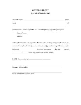 Show details for General Proxy for Annual and Extraordinary Meetings | UK Picture of General Proxy for Annual and Extraordinary Meetings | UK