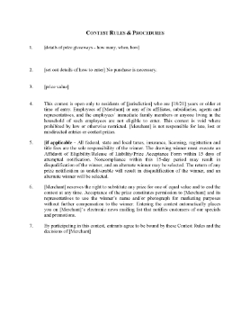 Show details for Online Contest Rules and Regulations | Canada Picture of Online Contest Rules and Regulations | Canada