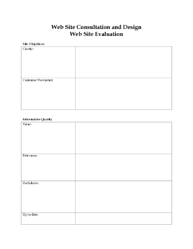 Show details for Website Consultation and Design Site Evaluation Picture of Website Consultation and Design Site Evaluation