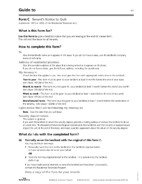 Show details for Nova Scotia Tenant's Notice to Quit Picture of Nova Scotia Tenant's Notice to Quit