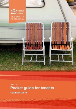 Show details for Queensland Pocket Guide for Tenants - Caravan Parks queensland pocket guide tenants caravan parks