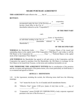 Show details for Section 85 Rollover Agreement (Common to Preferred Shares) | Canada section 85 rollover share exchange