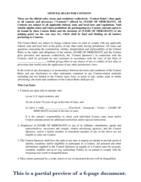 Show details for Online Contest Rules and Regulations | USA Picture of Online Contest Rules and Regulations | USA