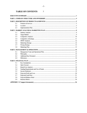 Gas Station Business Plan Gas Station Business Plan