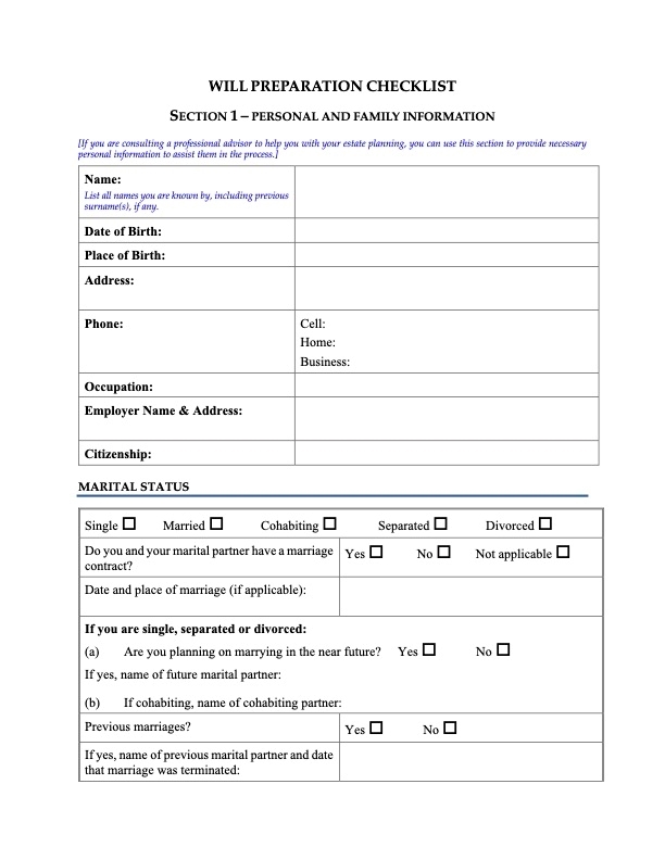 united states complete legal will kit and estate plan | MegaDox.com