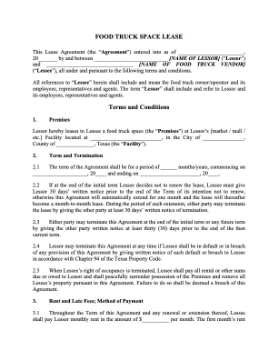 Show details for Texas Food Truck Space Lease Picture of Texas Food Truck Space Lease