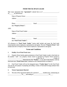 Show details for Massachusetts Food Truck Space Lease Picture of Massachusetts Food Truck Space Lease