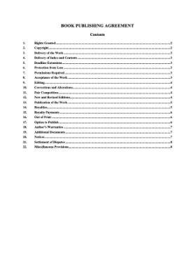 Book Publishing Agreement (exclusive) Book Publishing Agreement (exclusive)