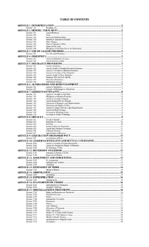 Nova Scotia Commercial Net Lease Agreement Nova Scotia Commercial Net Lease Agreement