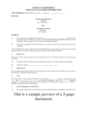 Australia Exclusive Agency Agreement Australia Exclusive Agency Agreement