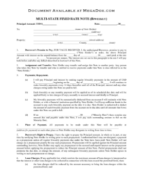 USA Multistate Fixed Rate Note (Biweekly) USA Multistate Fixed Rate Note (Biweekly)